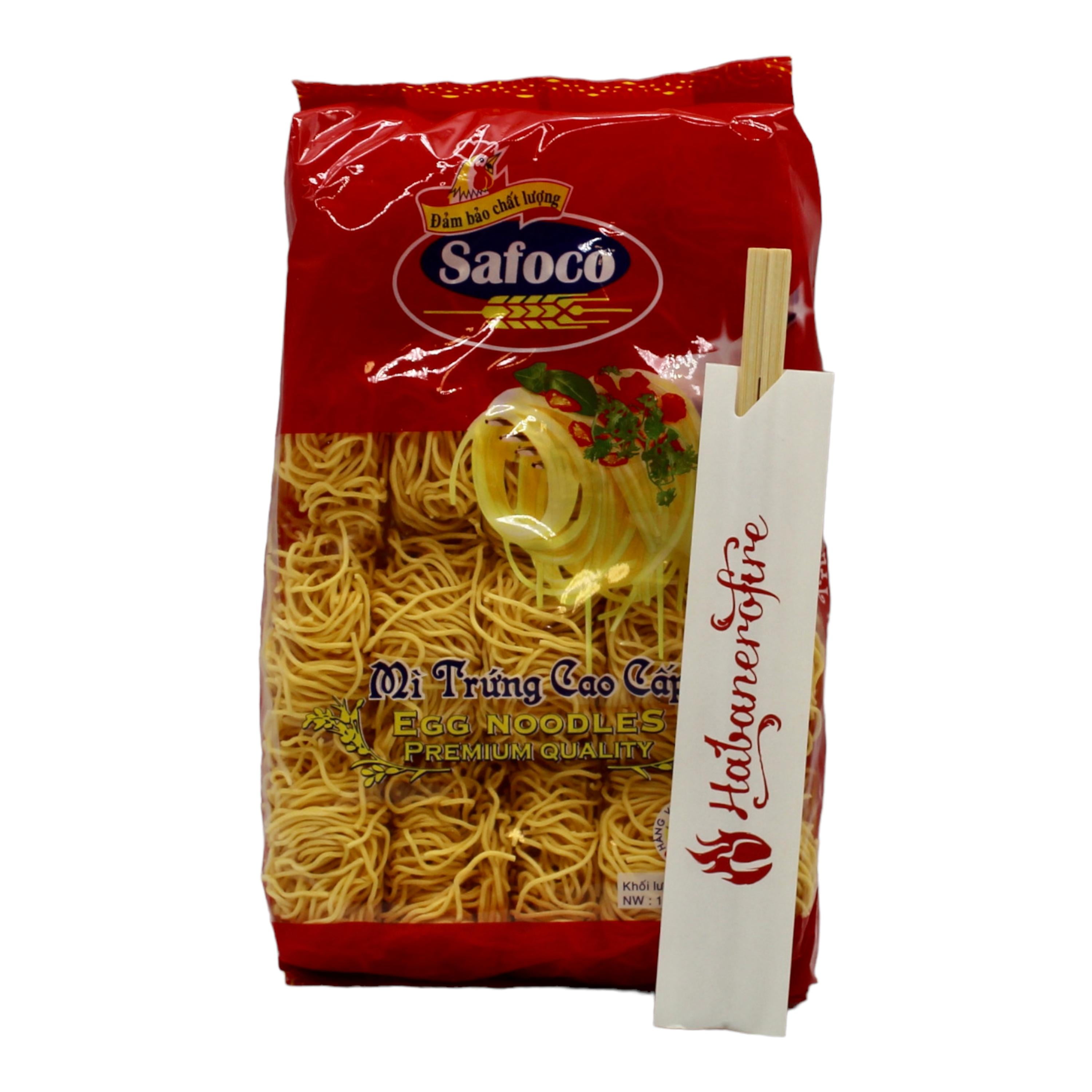 Safoco Vietnamese Egg Noodles Instant Noodles 500g with Habanerofire