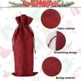 thumbnail image 3 of Burlap Wine Gift Bags, 48 Pcs Jute Drawstring Wine Bottle Covers with Ropes and Tags for Christmas, Wedding, Travel, Birthday, Holiday Party, 3 of 7