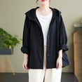 thumbnail image 4 of Rutainlusire Womens Fashion Comfy Loose Jackets HOODED JACKET, 4 of 5