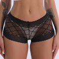 thumbnail image 2 of Gibobby Calzones de encaje para mujer Ropa interior de mujer Bragas de encaje sexy Estiramiento Hipster Calzoncillos Ropa interior Señora Ropa interior(Negro,M), 2 of 5