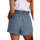 thumbnail image 3 of Txlixc Pantalones cortos sueltos casuales de verano para mujer Pantalones cortos elásticos de cintura alta con cordones a la moda Txlixc Sexy, 3 of 8