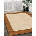 thumbnail image 3 of Ahgly Company Tapis de Zone Carré Orange Lavable en Machine, 6 Pieds Carré, 3 of 7
