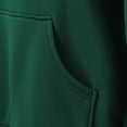thumbnail image 6 of Ladies Solid Color Thickened Slit Front Pocket Long Sleeve Hoodie Cowl Neck Side Slit Pockets Hoodie Hoodie Women with Pockets Tunic Length Jackets Long Jacket Women Womens Oversized Sweatshirts And, 6 of 8