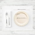 thumbnail image 3 of Smarty Had A Party Elegant Ivory Plastic Plates, Disposable Dinnerware Sets, 7.5" for Salad, Durable Party Plates for Weddings, Events, and All Occasions (120 Count), 3 of 7