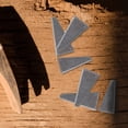 thumbnail image 4 of COMPUKAS 30Ud Cuñas Metálicas Triangulares Para Herramientas De Construcción Y Aserrío Exterior Gris, 4 of 8