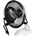 thumbnail image 1 of O2COOL 4" USB Personal Desk Fan – Portable Mini Table Cooling Fan - Plugs into Computer - Adjustable 360° Tilt, Quiet,, 1 of 5