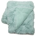 thumbnail image 5 of Chanasya Super Soft Shaggy Longfur Throw Blanket | Snuggly Fuzzy Faux Fur Lightweight Warm Elegant Cozy Plush Sherpa Microfiber Blanket | For Couch Bed Chair Photo Props - 60 "x 70" - Aqua Turquoise, 5 of 9