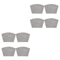 thumbnail image 4 of Bewildely Manteles individuales de PVC para redonda de 4 piezas, almohadilla limpia en forma de cuña, aislamiento térmico, tapete Gris 2Conjunto, 4 of 6