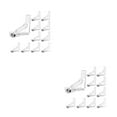 thumbnail image 4 of relayinert Multifunctional Tablecloth Clips Secure Versatile And Long-Lasting Durable And Long-Lasting ABS Table Clips Clamp Transparent 10PCS 2Set, 4 of 6