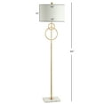 thumbnail image 5 of JONATHAN Y Haines 60" Modern Circle Marble/Metal LED Floor Lamp, Gold, JYL1097A, 5 of 8