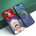 thumbnail image 3 of Luffy Gear 5-funda de teléfono para Apple, carcasa de silicona negra para iPhone 12, 13 Mini, 11, 14, 15 Pro Max, 7, 8 Plus, X, XR, XS, SE, 2020, 2022, 3 of 5