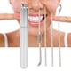 thumbnail image 4 of Herramienta de limpieza de dientes de Metal de aleación de aluminio 304, juego de tubos de almacenamiento de palillos de dientes portátiles para el cuidado bucal, 4 of 5