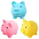 thumbnail image 1 of EeaseMX 3 adorables cajas de plástico para guardar monedas con forma de cerdo para niños., 1 of 7