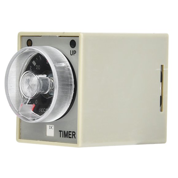 Relé de tiempo electrónico, temporizador de retardo de liberación de 8 pines, montaje en riel DIN de 35 mm, rango de retardo de 60 s (CA 220 V)