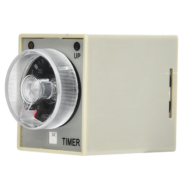 Relé de tiempo electrónico, temporizador de retardo de liberación de 8 pines, montaje en riel DIN de 35 mm, rango de retardo de 60 s (CA 220 V)