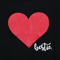 thumbnail image 4 of T-shirt Décontracté Parent-Enfant, Haut à Col Rond à Manches Courtes avec Imprimé Cœur, 4 of 7