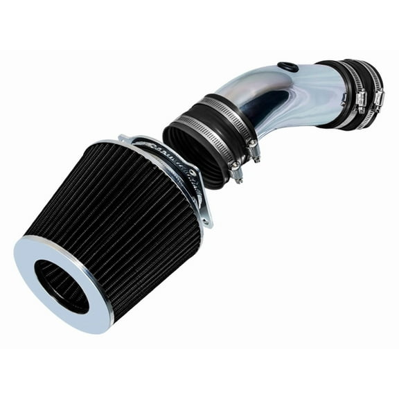 Rtunes Racing Short Ram Air Intake Kit   Filter Combo BLACK Compatible For 92-95 Compatible Ford Crown Victoria / 92-95 Lincoln Town Car / 92-95 Grand Marquis V8