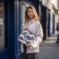 thumbnail image 6 of FORMRS 15"-15.6" Laptop Sleeve Protective Case Soft Carrying Quilted Computer Bag Cover, Blue Wave Pattern, 6 of 7