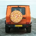 thumbnail image 6 of Yiaed Orchids Flowers Print Tire Wheel Cover, Waterproof Spare Tire Cover Fit for Jeep, Truck,Trailer, RV, SUV, Camper and Most Vehicle-17 inch, 6 of 6