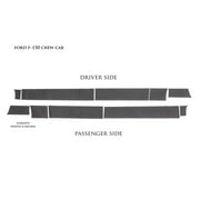 Lund 5821436 Black Large Rhino Lining Rocker Guard Fits select: 2013-2014 FORD F150 SUPER CAB, 2010 FORD F150 SUPERCREW