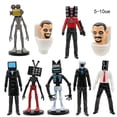thumbnail image 1 of Skibidi-Juego de figuras de acción para inodoro, divertido juego de baño, camarógrafo, orador, decoración del hogar, juguetes, regalos, 1 of 1