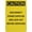 Warning Sign 1, variant on Caution Keep Clear Explosive Powered Tool In Use Sign for Business 8"x12" Rust Free Aluminum - UV Printed with 4 Pre-Drilled Holes, Durable Weatherproof, Explosive Tool Sign