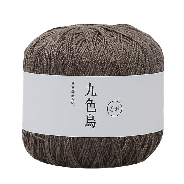 Lace Thread Diy Woven Cotton Fine Cotton Thread Crochet Yarn 8th