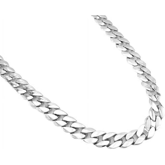 Hip Hop Silver Tone 2 Chainz Cuban Link Chain Necklace 33"