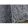 thumbnail image 3 of Ladole Rugs Solid Color Shaggy Meknes Durable Beautiful Turkish Indoor Big Runner Rug in Gray, 3x10 (2'7" x 9'10", 80cm x 300cm), 3 of 6