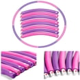 thumbnail image 4 of Hula Hoop Weighted Hula Hoops for Exercise Hula Hoops for Adults Lose Weight Fast by Fun Way to Workout, Adjustable Design Weighted Hoola Hoop, 8 Detachable Sections, 4 of 6