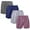Assorted 01, variant on 4-Pack Men's Boxer Underwear 100% Cotton Assorted-01 Medium