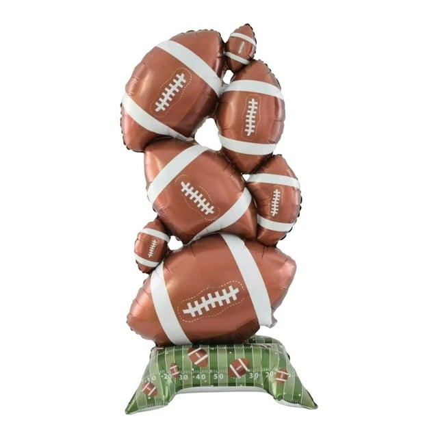 Rongfmy Inflatable Football Party Decoration Adults Family Friends Summer Photo Prop