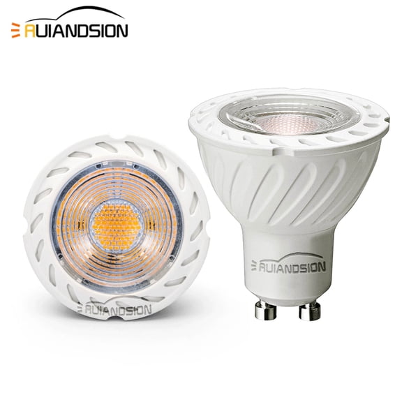 Ruiandsion GU10 LED Spot Light Bulbs,7W(Equivalent 50W Halogen) 500 LM Warm White 3000K, 85-265V for Track Lighting and Recessed Fixtures,2-Pack