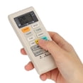 thumbnail image 1 of Air Conditioner Remote Control, White Air Conditioner Controller High Reliability Milk White ABS Durable Wear Resistant  For A75C4004 Without Battery, 1 of 8