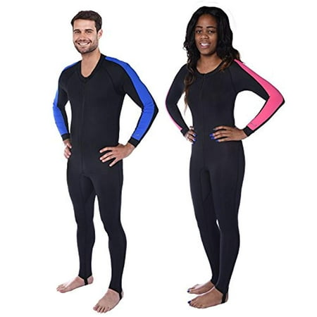 snorkeling body sports wetsuit diving exercising ivation swimming running water spearfishing lycra skins suit purple womens