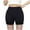 Black, variant on Plus Size Shorts for Women Satin Shorts Women Lingerie Lace Panties Women's Chiffon Ruffle Lace Trim Shorts Lace Pumpkin Short Black XL