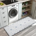 thumbnail image 3 of White Blue Sun Moon Cloud Star Pattern Kitchen Rug Mat,Kitchen Runner Rugs Non Skid Washable,Decorative Kitchen Floor Mats for Kitchen,Sink,Laundry,17"x47.2", 3 of 7