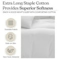 thumbnail image 4 of Duvet Cover Set 100% Washed Cotton Linen Feel Super Soft Comfortable Chic Lightweight 4 PCs Home Bedding Set Solid Hushed, 4 of 8