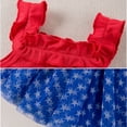 thumbnail image 4 of Newborn Baby Girls 4th of July Outfit Romper+Tutu Skirt+Headband Clothes Set, 4 of 5