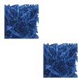 thumbnail image 2 of Bewildely Relleno de papel triturado de hierba de Pascua, confeti DIY, relleno a prueba de golpes, decoración de boda, suministros de embalaje, azul Type2 NO2, 2 of 5