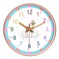 thumbnail image 2 of Reloj de pared silencioso, de , herramienta con pis de , indicador de tiempo, reloj de enseñanza para , c ciervo perfecl reloj de pared, 2 of 8