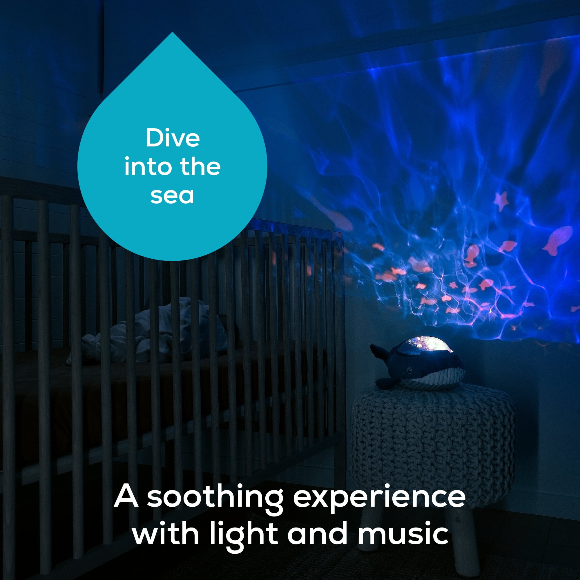 Angelcare Magical Dreams Bobbi Whale Projector