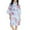 kids sleepwear - Light Blue, variant on REDARER Kids Girls Butterfly Print Satin Kimono Robe V Neck Three Quarter Sleeve Self Belt Light Summer Sleep Bath Cover Up,5-7 Years