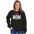 thumbnail image 3 of Queen Mom Cute Mothers Day Present Women Plus Size Crewneck Sweatshirt Brisco Brands 2X, 3 of 5