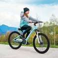 thumbnail image 5 of Zukka 24 inch Mountain Bike Double Disc Brake Hardtail Bicycle for Students Aged 9-12 Years Mint, 5 of 7
