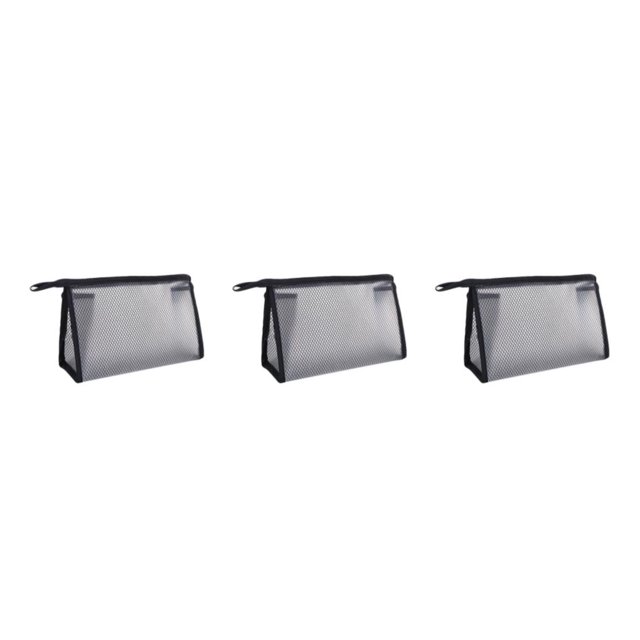 Monstrate Bolsa de cosméticos de viaje multifuncional bolsa necesaria Unisex malla cremallera impermeable artículos de tocador bolso Type1 NO1