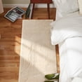 thumbnail image 2 of TOWN & COUNTRY EVERYDAY Lane Painterly Wave Soft Felt Everwash®, Machine Washable Area Rug with Non-Slip Backing, Modern Rug, Taupe, 1'7"x7'2", 2 of 10