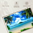 thumbnail image 6 of Elephant Stock Serene Beach Scene Wall Art - Horizontal Canvas Wall Art - Living Room Wall Decor - Beach Canvas - Blue And Turquoise Decor - 12" x 8", 6 of 8