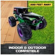 Monster Jam Smash & Bash Grave Digger Remote Control Vehicle, 1:15 Scale