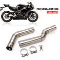 thumbnail image 4 of Adaptador De Tubo De Escape De Motocicleta De Acero Inoxidable Que Elimina El Tubo De Escape Medio De Motocicleta De Ruido Para Honda Cbr1000 2004-2007 Inevent VI007197-00, 4 of 7